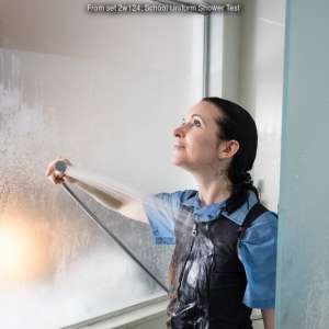 DungeonMasterOne: Honeysuckle showers in school uniform