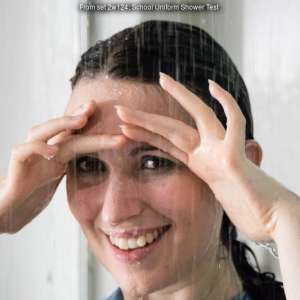 DungeonMasterOne: Honeysuckle showers in school uniform