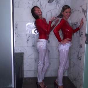 Jayce: Two Girl Wetlook Custom Discounts This Week!