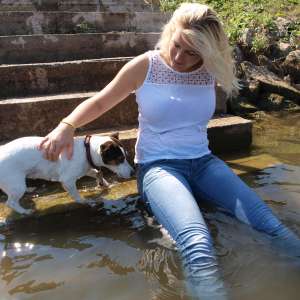 Perfectwetlook: Jeans in the River