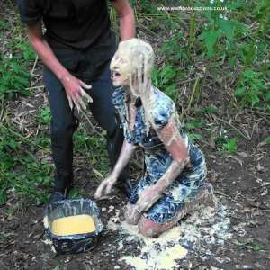 WSMProductions: Messy submissive fun as Mrs. CC obeys her masters orders--Wsm