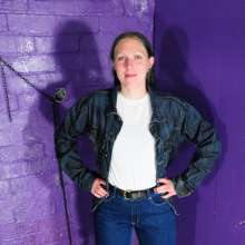DungeonMasterOne: Purity enjoys a fully-clothed bucket bath in the dungeon