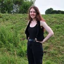 DungeonMasterOne: Chastity wears designer Armani jeans into the mudbanks!