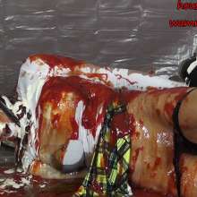 Jayce: new DL ON UMD!  extreme hogtie, stripped, and slopped!