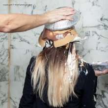 WAM Photography: Linda pied and slimed in her business outfit