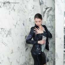 WAM Photography: Linda pied and slimed in her business outfit