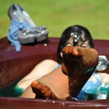 DuncanEdwards: Annabelle Takes a Bath in Green Slime