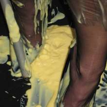 Stickyfeet: More custard heels and stockings