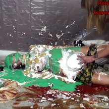 Jayce: Exclusive to Vidown!  Hogtie and Pie for an Eye--Ariel fucks me UP!