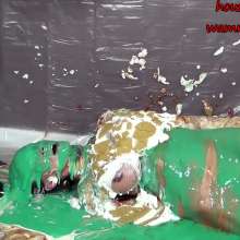 Jayce: Exclusive to Vidown!  Hogtie and Pie for an Eye--Ariel fucks me UP!