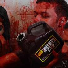Plonk: YT hotness rclbeauty in choc syrup and fake blood
