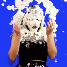 PieZone: Watch This Nerdy Hipster Girl Get Obliterated In Pies and Slime!