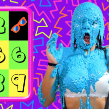 PieZone: Now Available!  Lucy Takes The 90's Slime Party Challenge!