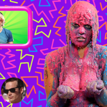 PieZone: Now Available!  Lucy Takes The 90's Slime Party Challenge!