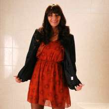 WSMProductions: Wetlook As Mature Lady Dee Is Caught in a Downpour--wsm