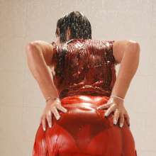 WSMProductions: Wetlook As Mature Lady Dee Is Caught in a Downpour--wsm