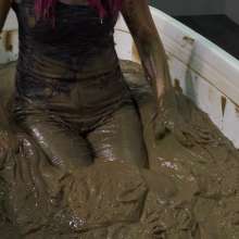 MostWam: Rhian Casual Clothed Mud Bath