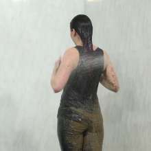 MostWam: Rhian Casual Clothed Mud Bath