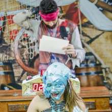 walking the plank: New the store: Brunette vs blonde getting pied (Marih and Kauany) part 01