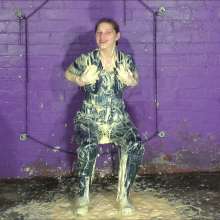 DungeonMasterOne: Nurse Wendy fills her swimsuit, and her uniform, with mess!