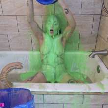 messyhot: LumChan Meets the Slime King in Rope Bondage