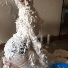MessyCleo: Paty and Das have a lot a fun playing in shaving foam!