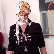 Messygirl: Obliterated with pies during a survey