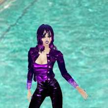 soakinJo: Soakin Jo Swimming in Purple Jeans and Heels