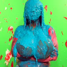 PieZone: Shaquana's Back!  Huge G Cups Walloped in Pies and Slime!
