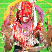 PieZone: Whiny Sorority Girl Gets Relentlessly Pied and Slimed for Charity!