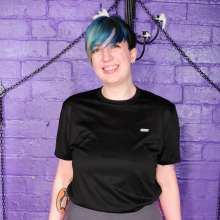 DungeonMasterOne: Daisy fills her blue-haired friend Virginia's sportswear with custard!