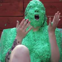 PieGuy99: Amilia's Big Boobs Slimed