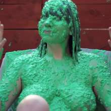 PieGuy99: Amilia's Big Boobs Slimed