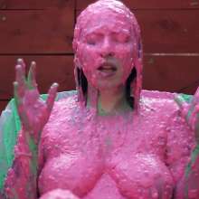 PieGuy99: Amilia's Big Boobs Slimed