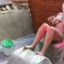 PieGuy99: Amilia's Big Boobs Slimed
