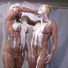 RevSlymsford: Louise + Axa:Pies, cakes, yogurt, rice pudding, chocolate + 2 epic gungings