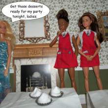 Twilight Man: The Diminutive Divas:  Pie Fight Party