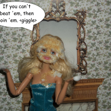 Twilight Man: The Diminutive Divas:  Pie Fight Party