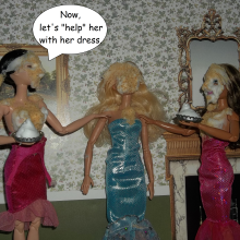Twilight Man: The Diminutive Divas:  Pie Fight Party