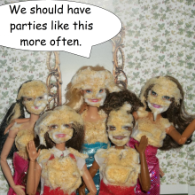 Twilight Man: The Diminutive Divas:  Pie Fight Party