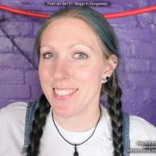 DungeonMasterOne: Rosemary and Purity hose each other down in overalls and wellies!