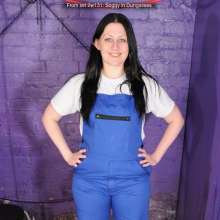 DungeonMasterOne: Rosemary and Purity hose each other down in overalls and wellies!