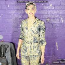 DungeonMasterOne: Maude gets soggy in a sharp business suit and Playboy boots!