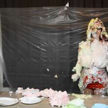MessyCleo: Foam Pie Contest