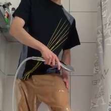 XXWetshortslover: Hot Skater Teen Shower and Jerk Off