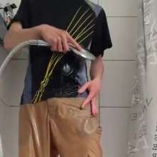 XXWetshortslover: Hot Skater Teen Shower and Jerk Off