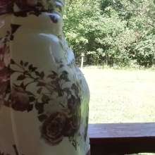 MadelineOasis: Oasis Video--A Floral Print Garden Party Dress Soaked