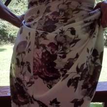 MadelineOasis: Oasis Video--A Floral Print Garden Party Dress Soaked