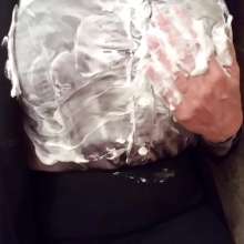 MadelineOasis: Oasis Video- Sensually Covering a Suit in Shaving Cream