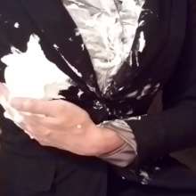 MadelineOasis: Oasis Video- Sensually Covering a Suit in Shaving Cream